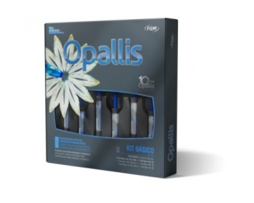 Опаллис / Opallis Basic Kit (набор) - микрогибридный пломбировочный материал (6шпр*4г), FGM / Бразилия