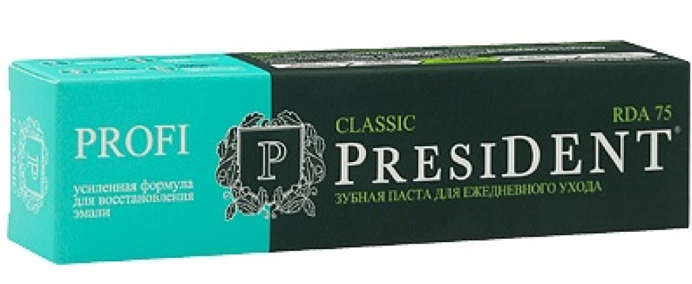 Зубная паста PROFI Classic, 100 мл (PRESIDENT)