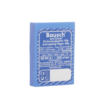 Артикуляционная бумага Bausch ВК 61, синяя 200 шт (Bausch)