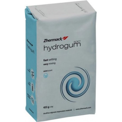 Гидрогум Софт / Hydrogum Soft (голубой) - альгинатная масса с быстрым схватыванием (453г), Zhermack / Итилия