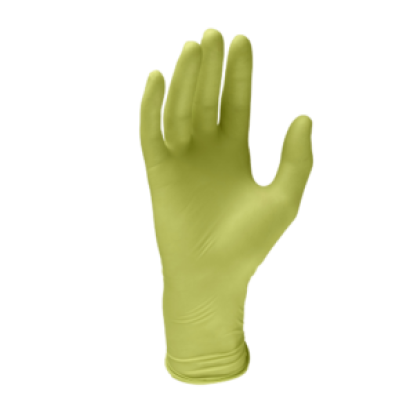 Латексные текстурированные перчатки Monoart, S, Цвет лайм (зеленый), 50 пар, Euronda