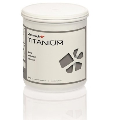 Титаниум / Titanium - С-силикон для создания контрольных ключей, блочков и масок (900г), Zhermack / Италия