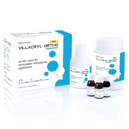 Пластмасса Villacryl Ortho Mix, порошок 500 г + жидкость 250 мл (Zhermack)