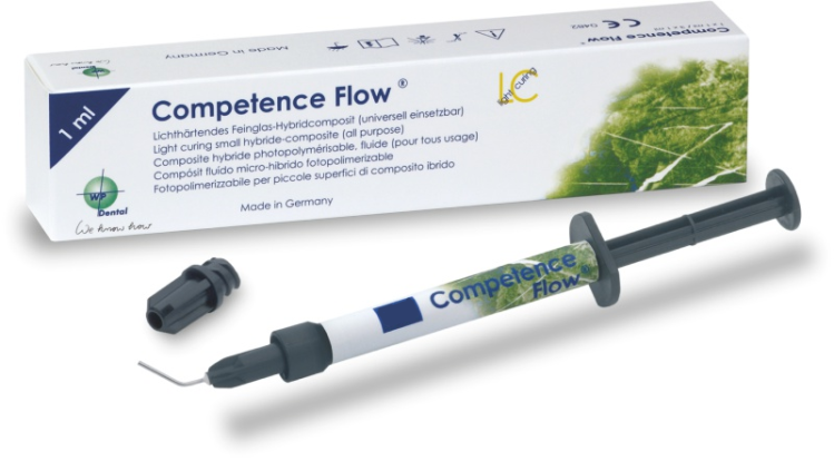 Компетенс / Competence Flow (A2) - жидкотекучий микрогибридный композит (3.5г), WP Dental / Германия