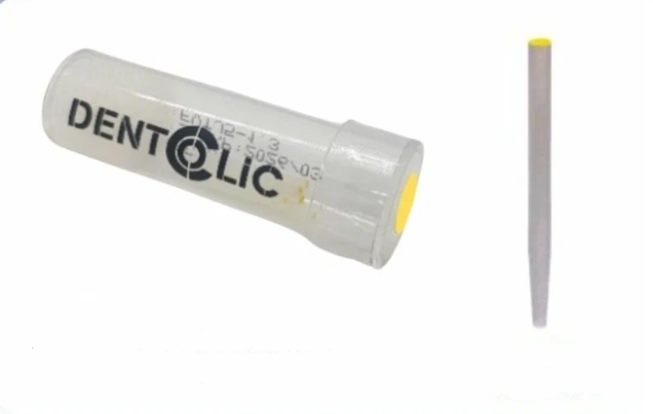 Дентоклик / Dentoclic Translucent  (d=1.3мм, желтые) - стекловолоконные штифты полупрозрачные (5шт), ITENA / Франция