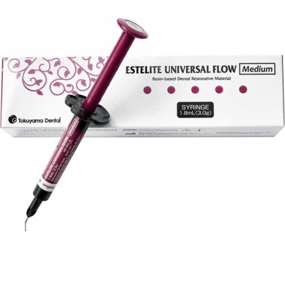 Эстелайт / Estelite Universal Flow Medium (A4) - жидкотекучий светоотверждаемый композит (3г), Tokuyama Dental / Япония