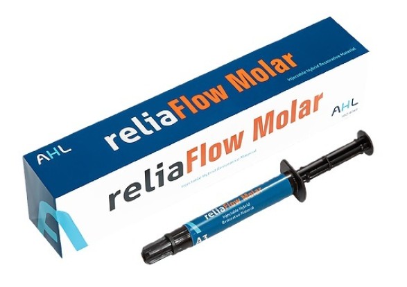 РелияФлоу Моляр / reliaFlow Molar (А3) - светоотверждаемый композит низкой текучести (2г), AHL / Англия