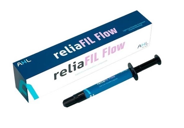 РелияФил / reliaFIL Flow (А3) - жидкотекучий наногибридный композит (2г), AHL / Англия