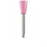 Резинка полировочная Kenda ЧАША розовая (ультрамелкая) для углового наконечника , 1 шт